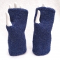 Preview: Walkstulpen aus Alpaka - blau