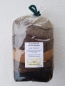 Preview: Krempelvlies Bergschaf - Farbzusammenstellung Natur, Brauntöne 100g