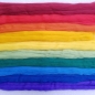 Preview: Kammzug Merino Farbzusammenstellung "Regenbogen" 100g