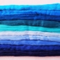 Preview: Kammzug Merino Farbzusammenstellung "Blau-Türkis" 100g