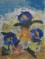 Preview: Filzwandbehang "Blaue Blumen"
