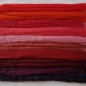 Preview: Kammzug Merino Farbzusammenstellung "Rot" 100g