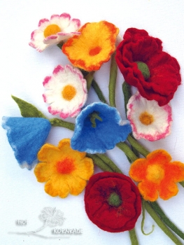 Preview: Nassfilzpack "Blütenzauber"