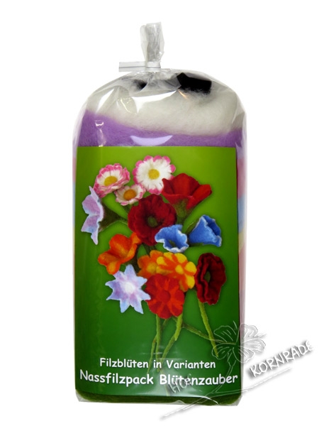 Nassfilzpack "Blütenzauber"