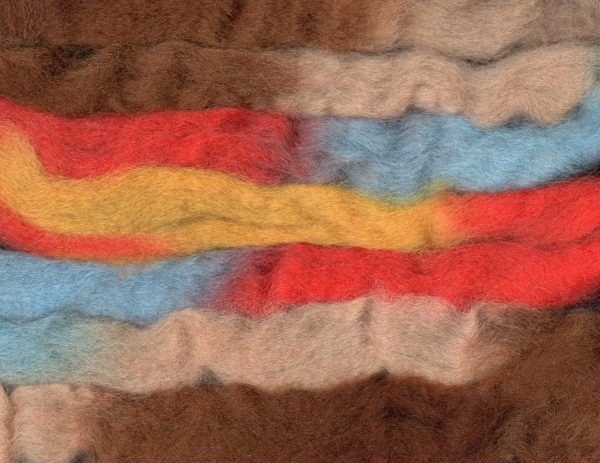 Kammzug Space - Farbe "Pilzkorb" 50g