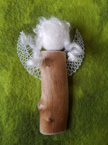 Engelsflügel, metallic silbern