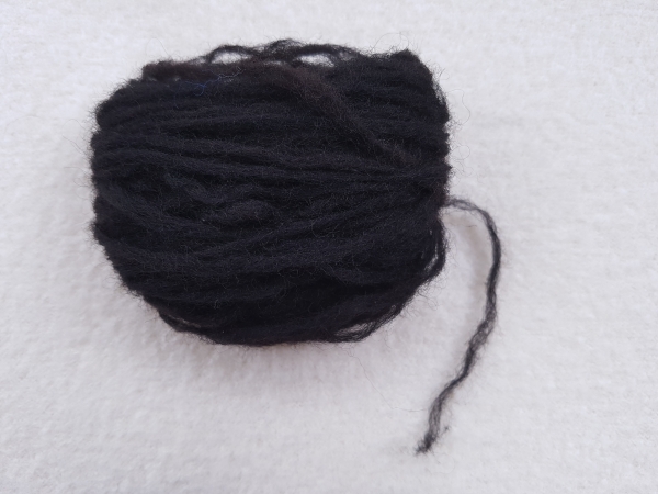 Vorgarn - schwarz 10g (ca. 40m)