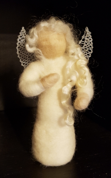 Engelsflügel, metallic silbern