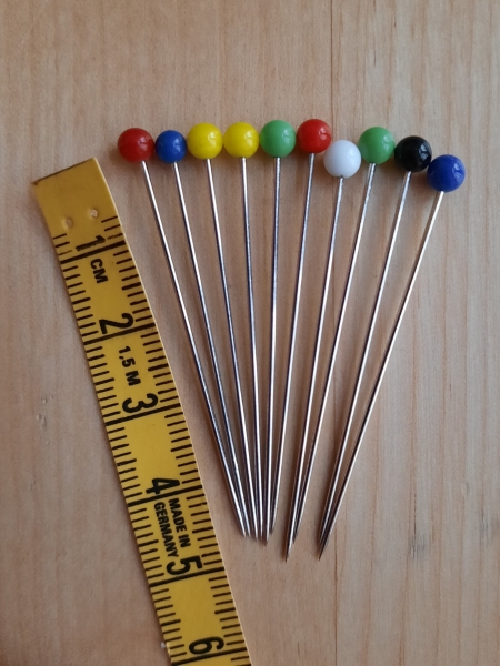Briefnadel (Schwesternnadel) 4,5 cm, 10 Stück