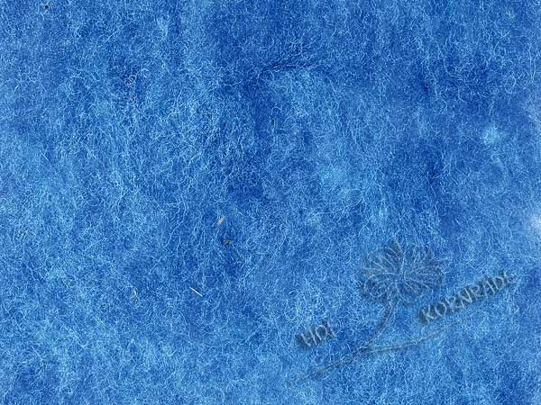 Krempelvlies Bergschaf Melange Lapislazuli 50g
