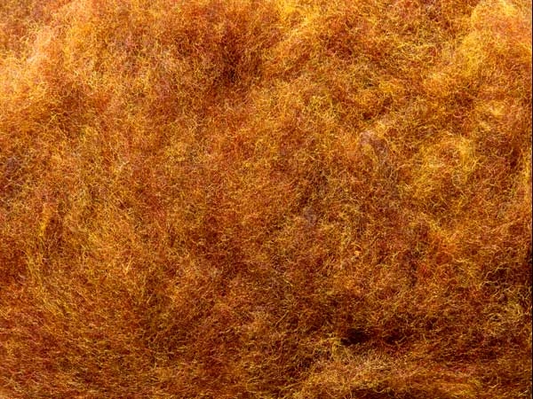 Krempelvlies Bergschaf Melange Tigerauge 50g