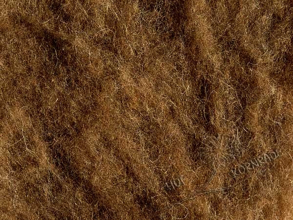 Krempelvlies Bergschaf Haselnussbraun 50g