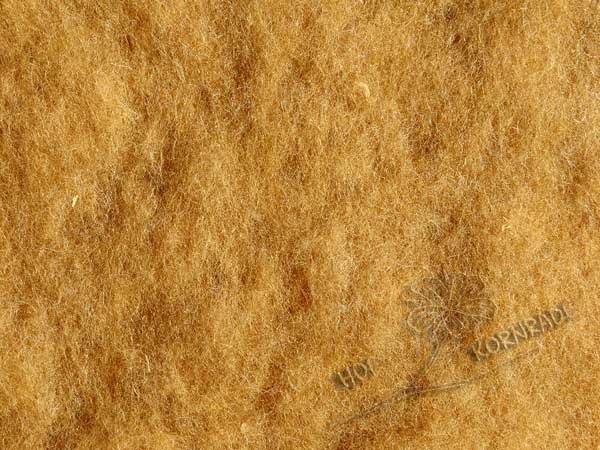 Krempelvlies Bergschaf Kamelfarben 50g