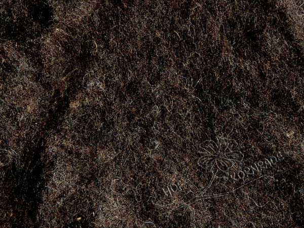 Krempelvlies Bergschaf Schwarzbraun 50g