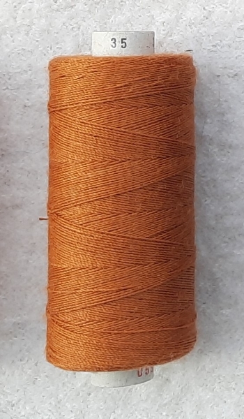 Klöppelgarn S35 Alterfil, helles rotbraun - 300m