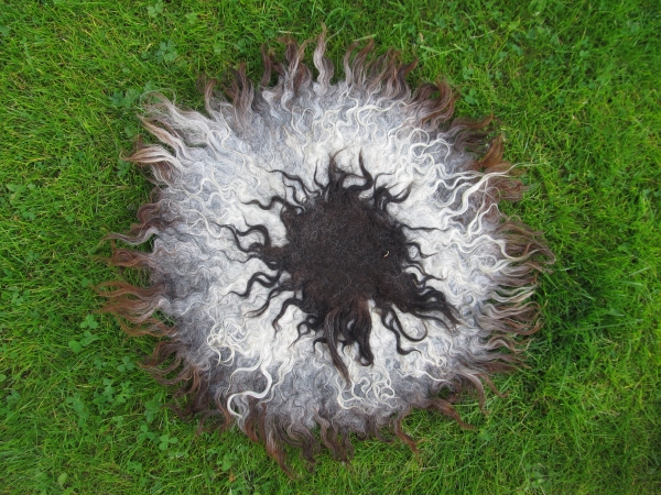 Inas Filzshop - Sitzkissen aus Rohwolle