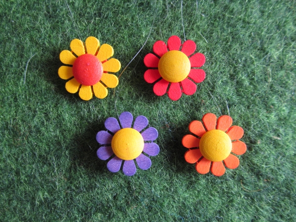 Anhängerset "Blümchen", 4 Stück