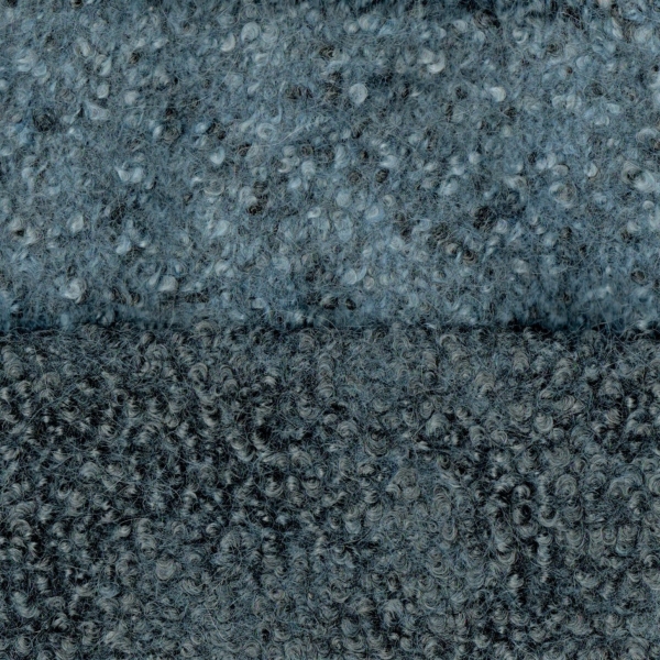 Walkmütze graublau, zweifarbig