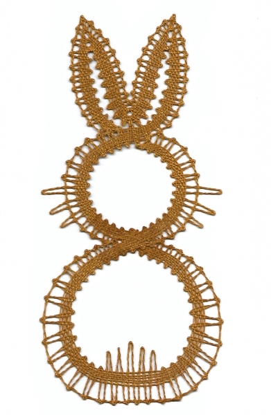 Klöppelbrief "Osterhase"