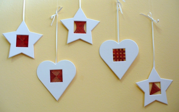 Klöppelbrief "Passepartout-Anhänger"