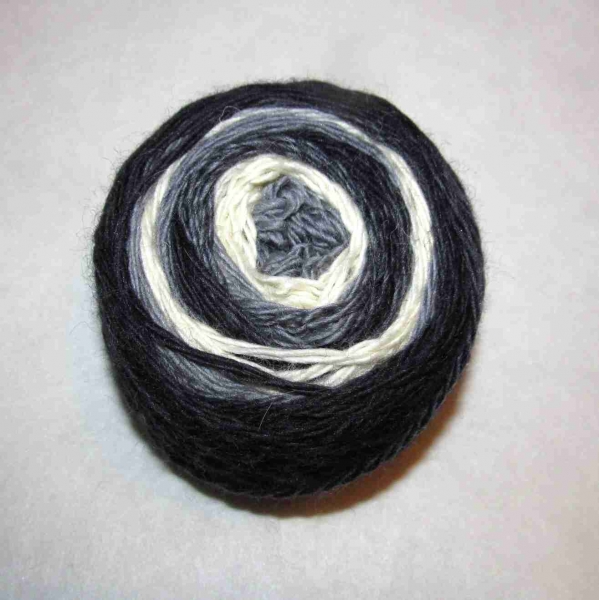 Zauberball (schoppel) 3fach verzwirnt, Farbe "Schatten", 100g