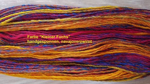 Fingerwolle (schoppel), Farbe "Gebrannte Mandel"