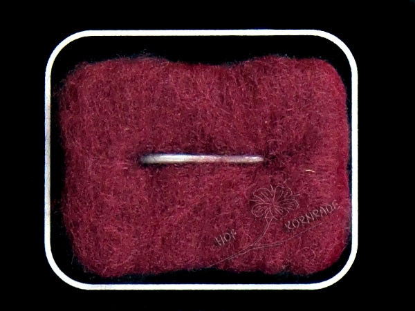 Merinowolle im Vlies, Farbe "Weinrot" 50g