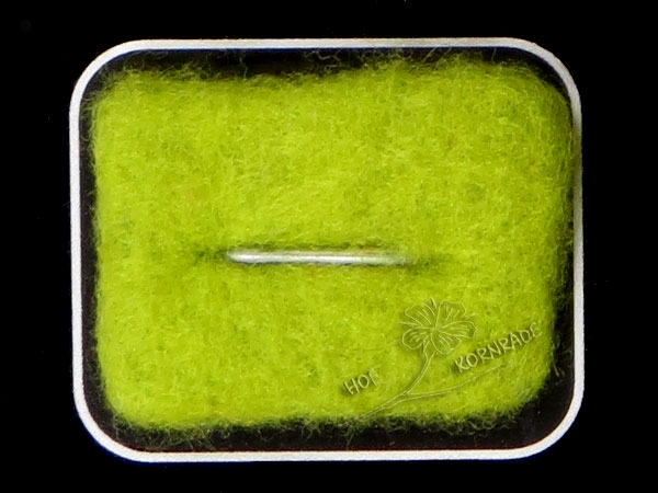 Merinowolle im Vlies, Farbe "Kiwigrün" 50g