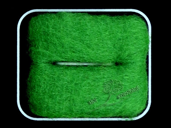 Merinowolle im Vlies, Farbe "Sommergras" 50g