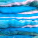 Merinokammzug Multicolor "Türkis" 50g